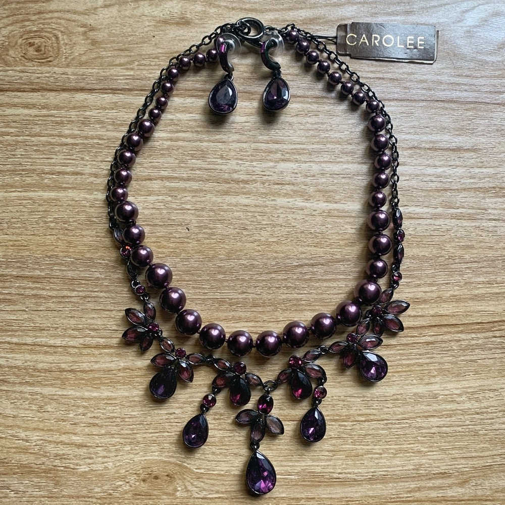 Carolee Necklace and Earrings Set - NWT